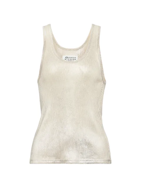 Maison Margiela ribbed tank top