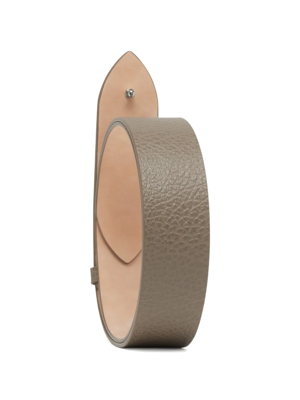 Maison Margiela Four Stitch leren riem Bruin