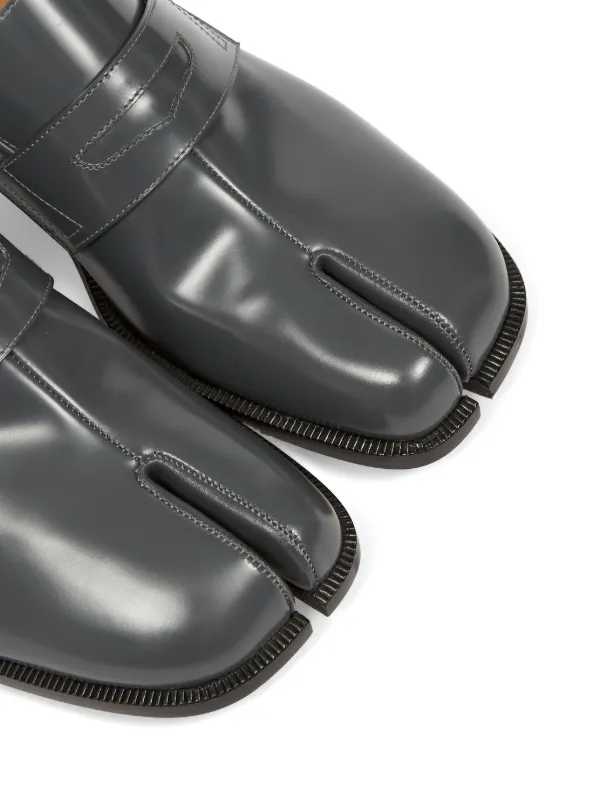【未使用】Maison Margiela Loafer slip-on 38 Maison Margiela Tabi slip-on Loafers | Grey | FARFETCH