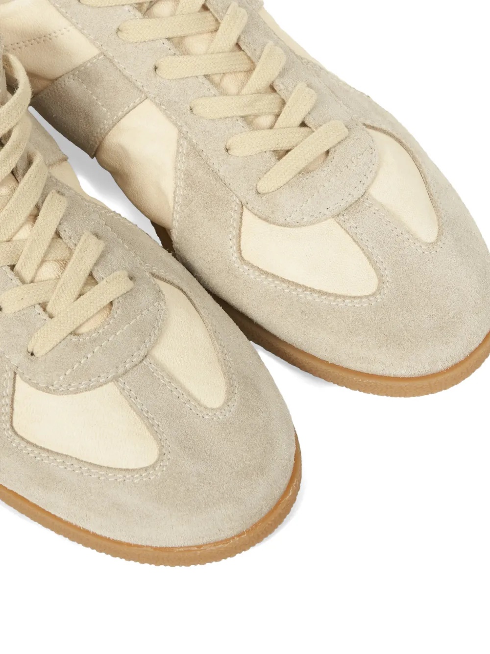 Maison Margiela Replica leather sneakers Beige