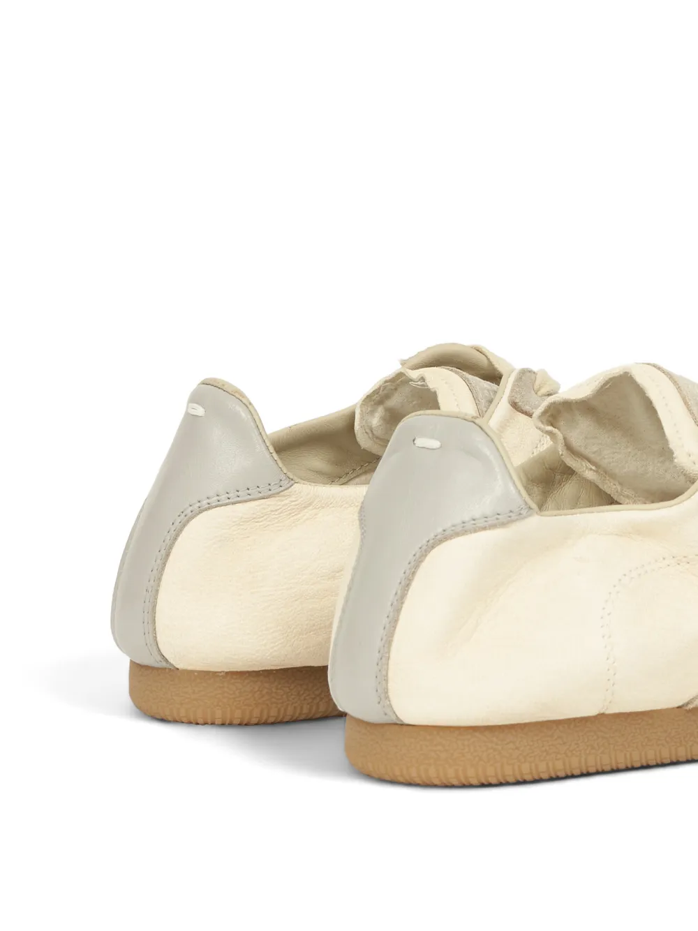 Maison Margiela Replica leather sneakers Beige
