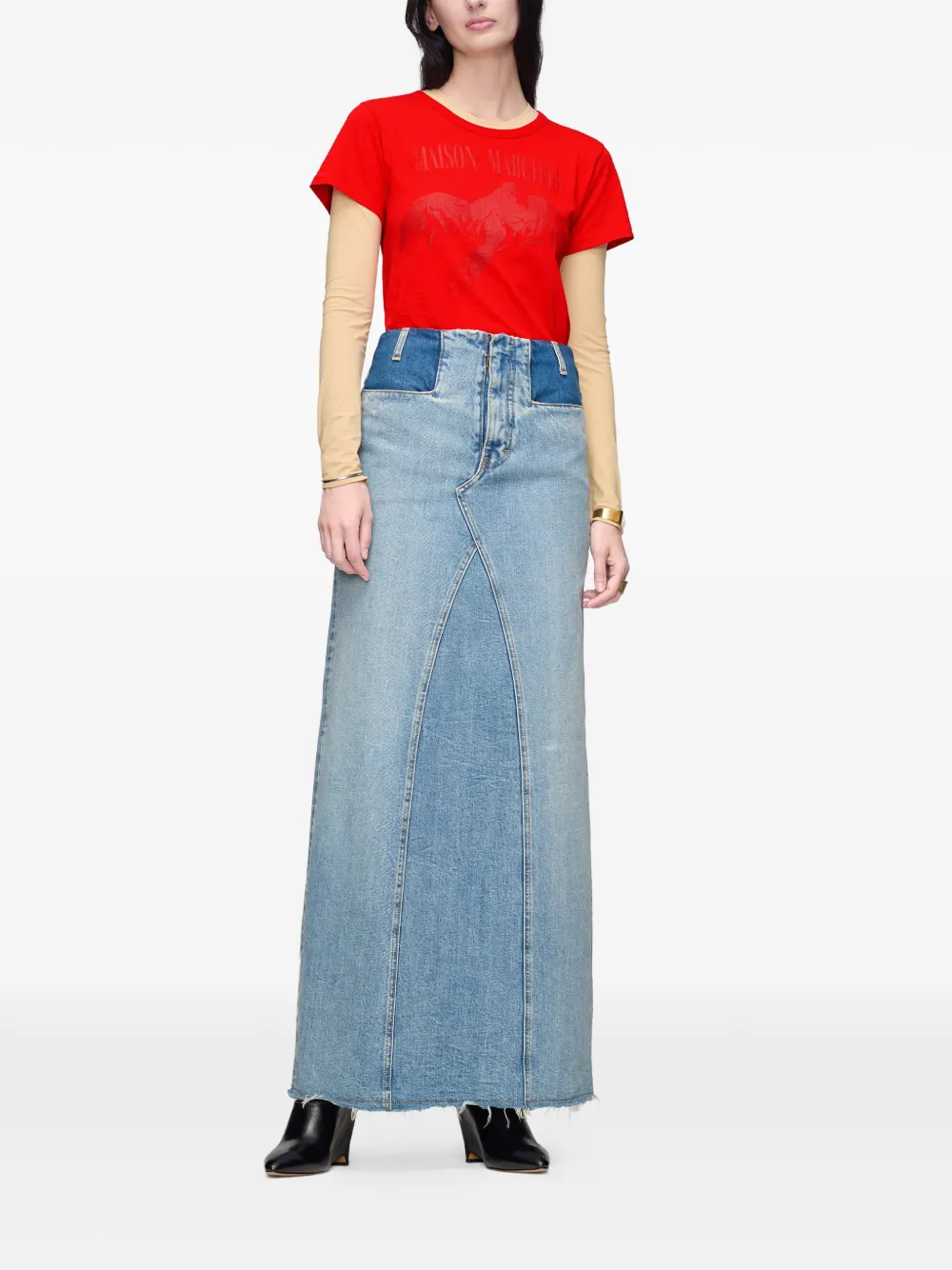 Maison Margiela Katoenen T-shirt Rood