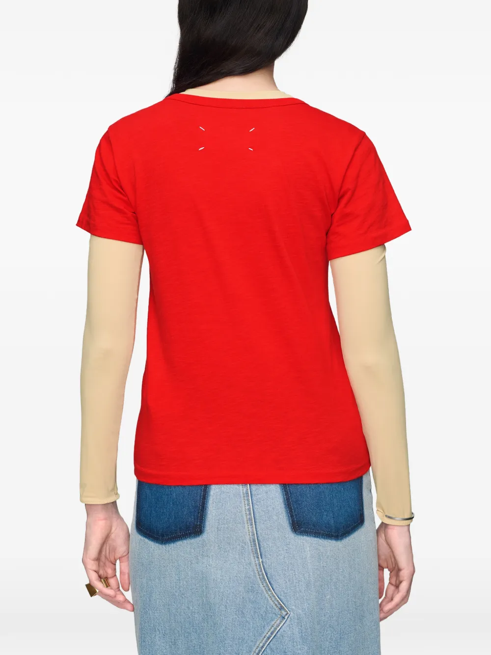 Maison Margiela Katoenen T-shirt Rood