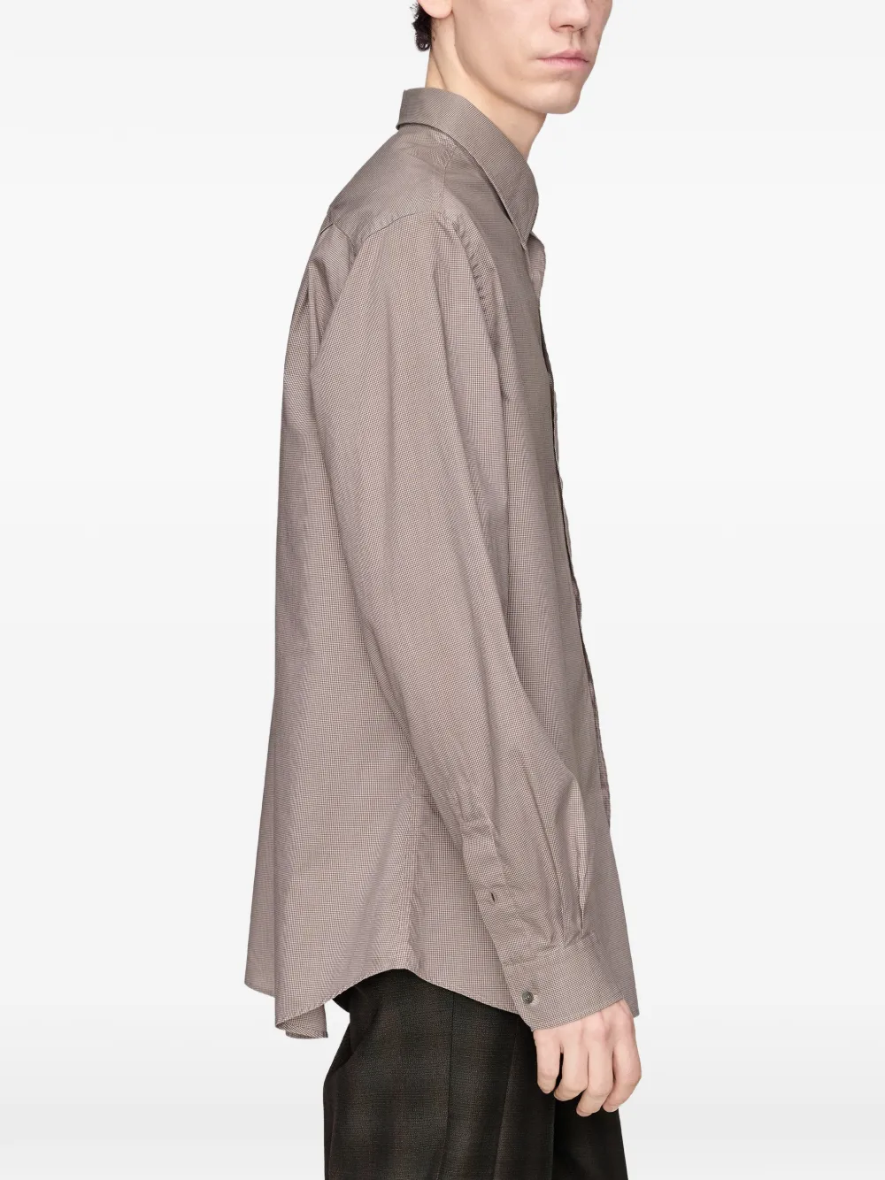 Maison Margiela Memory overhemd Bruin