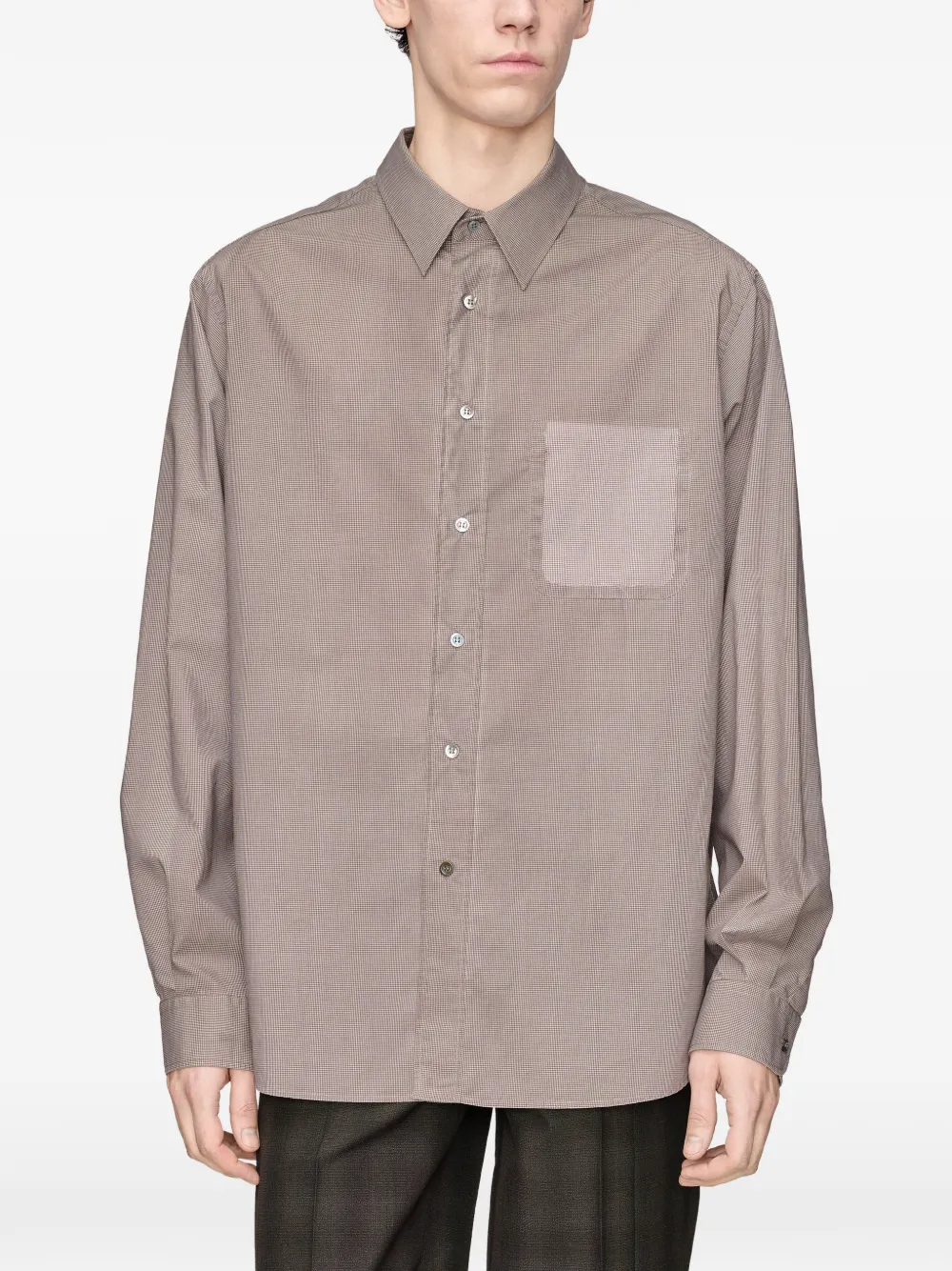Maison Margiela Memory overhemd Bruin