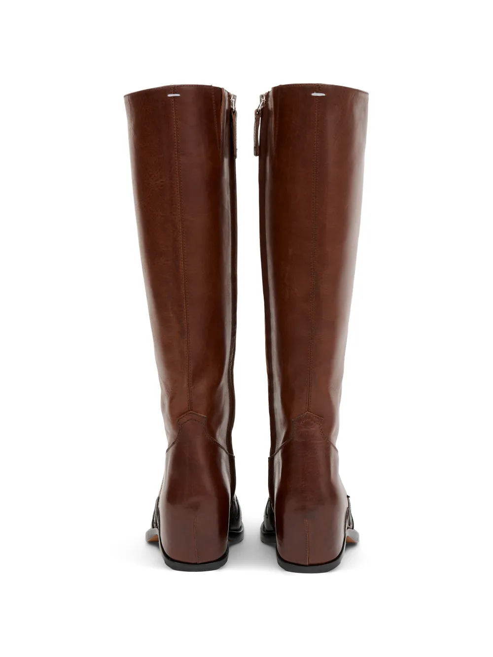 Maison Margiela Western knielaarzen met vlakken Bruin