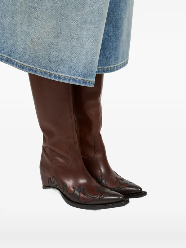 Maison Margiela ウエスタンブーツ | ブラウン | FARFETCH JP