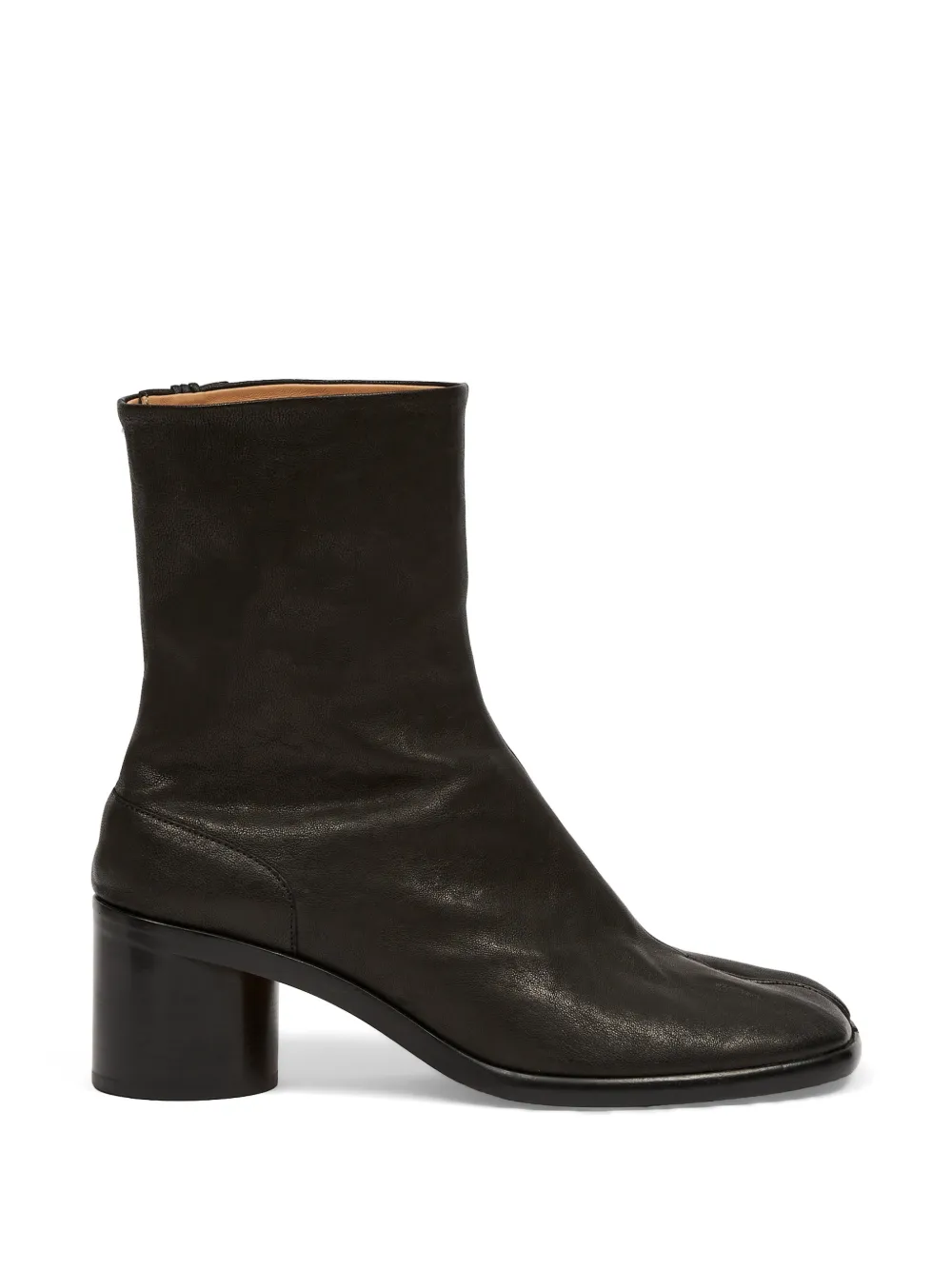 Maison Margiela Tabi leather ankle boots - Black