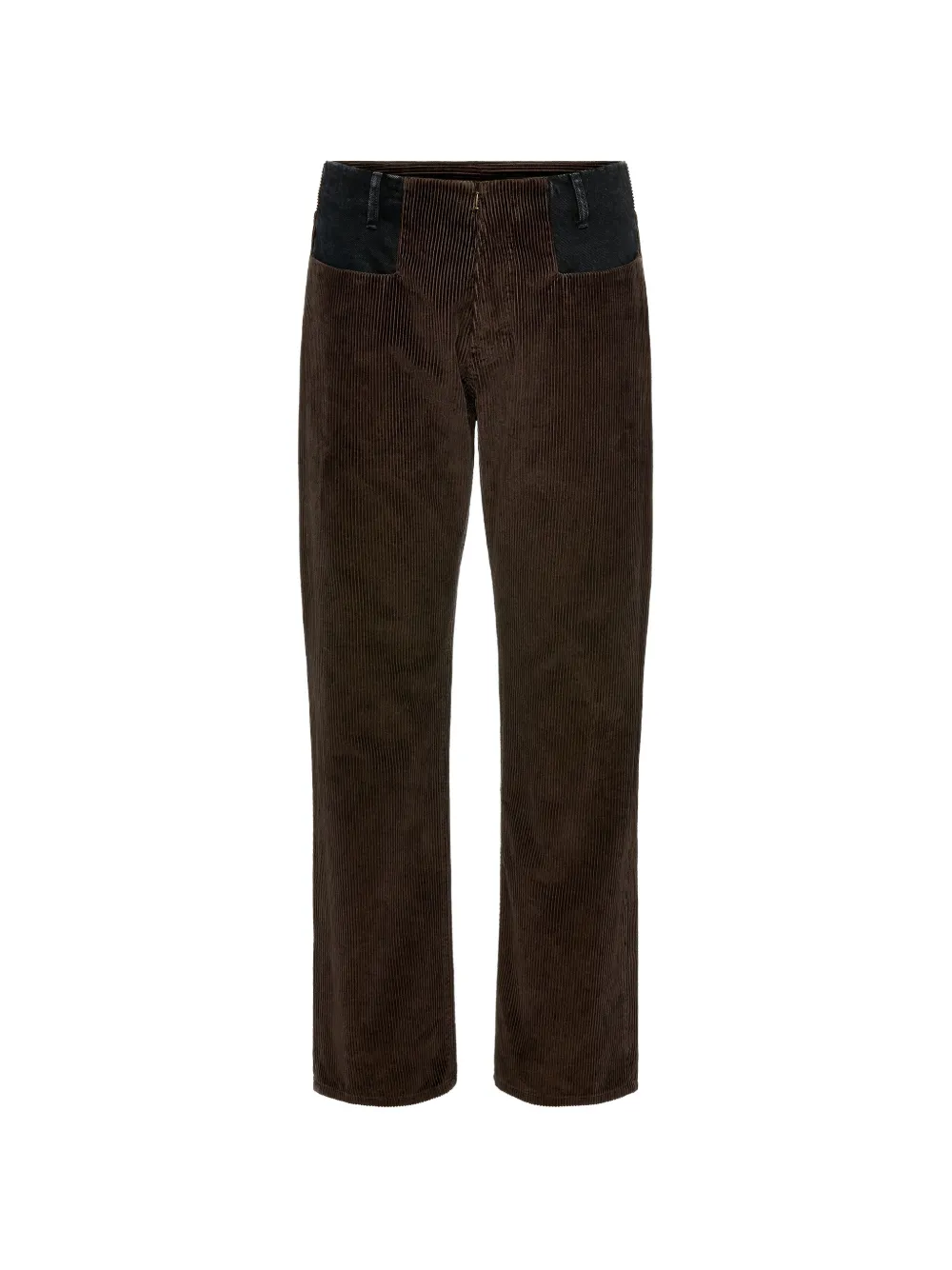Maison Margiela corduroy straight-leg jeans - Marrone