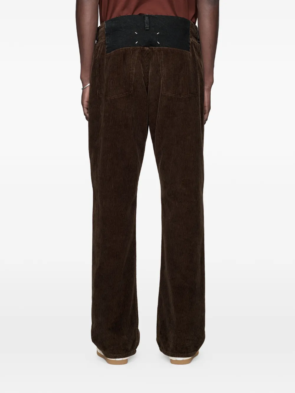 Maison Margiela Ribfluwelen jeans Bruin
