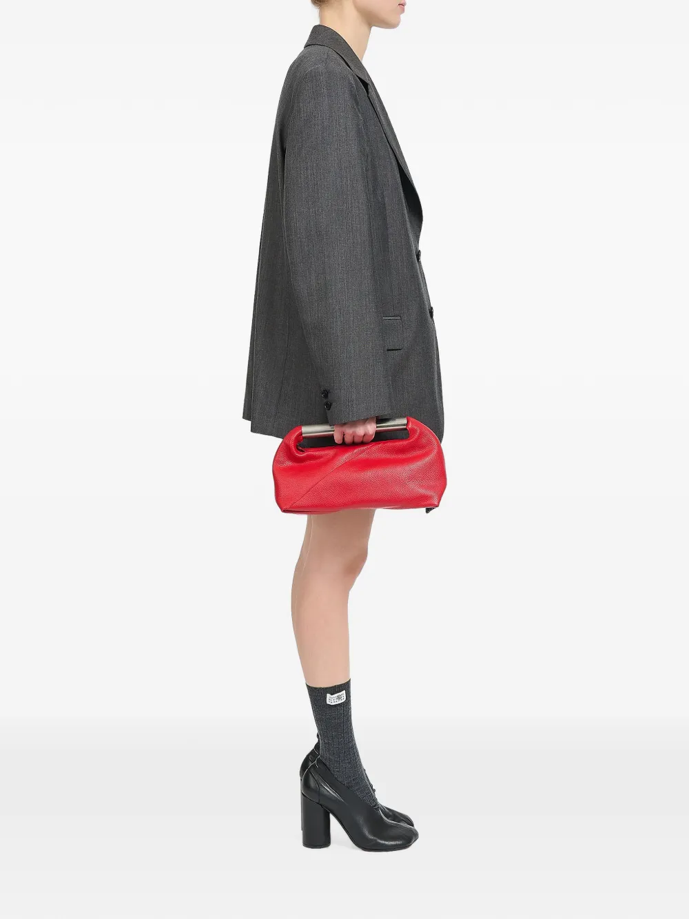 MM6 Maison Margiela Japanese bag jewel handle - Rosso