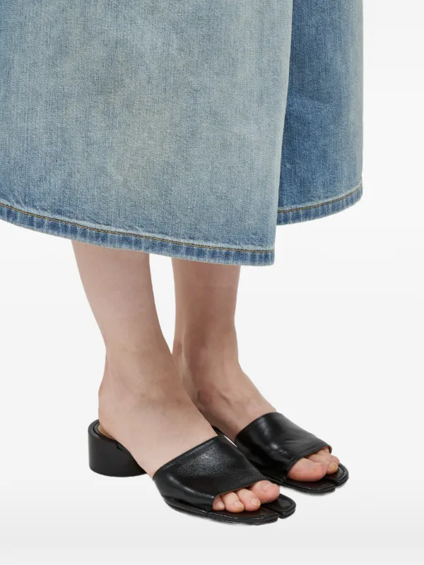 Maison Margiela Tabi Mules | Black | FARFETCH