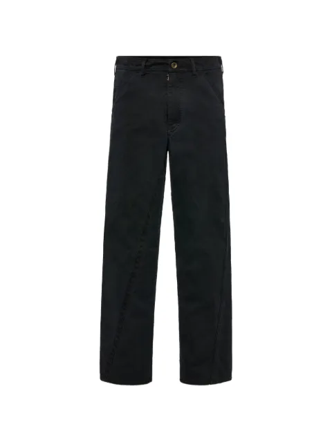 Maison Margiela Twisted curved-seam trousers