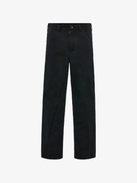 Maison Margiela Twisted curved-seam trousers