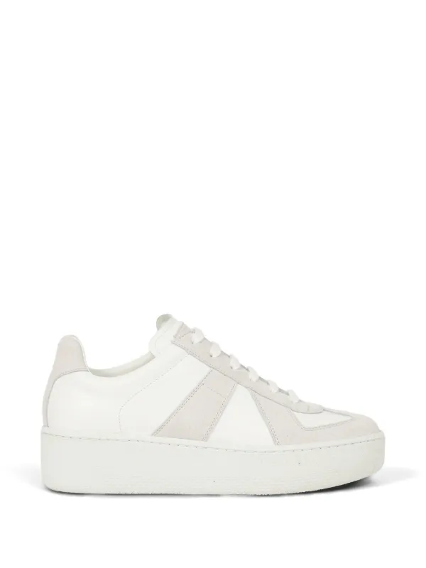 Maison Margiela Replica Wedge Sneakers in White