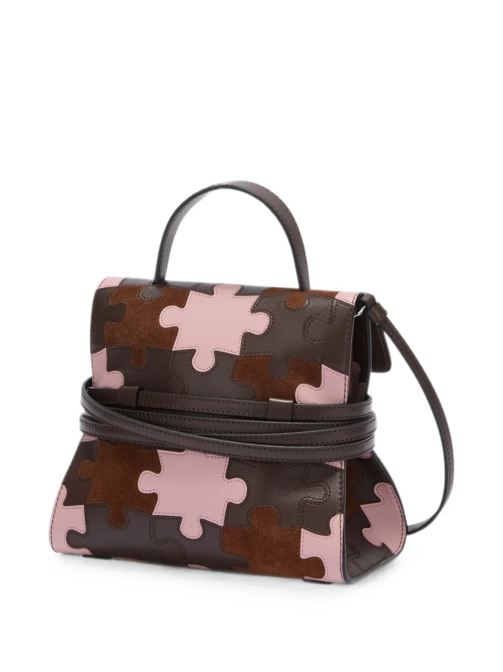 Moschino Tie Me kleine clutch Roze