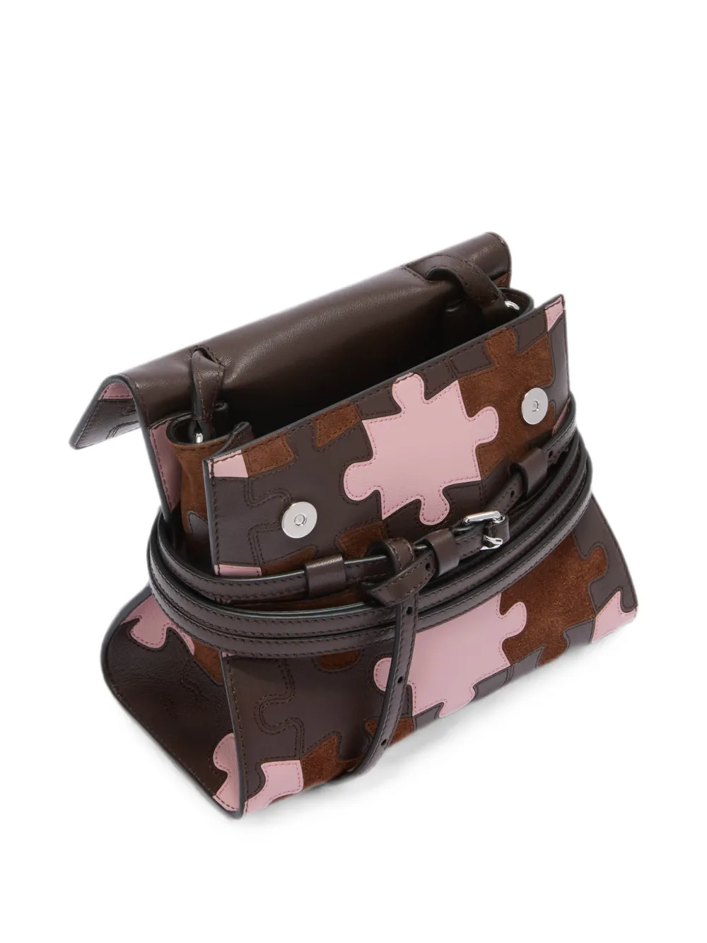 Moschino Tie Me kleine clutch Roze