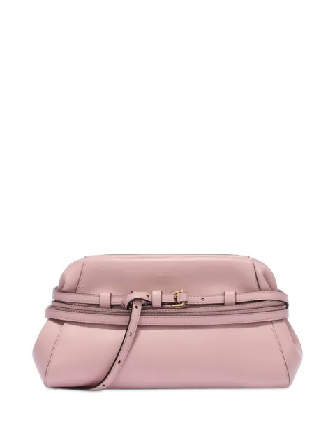Moschino belt-detail clutch bag