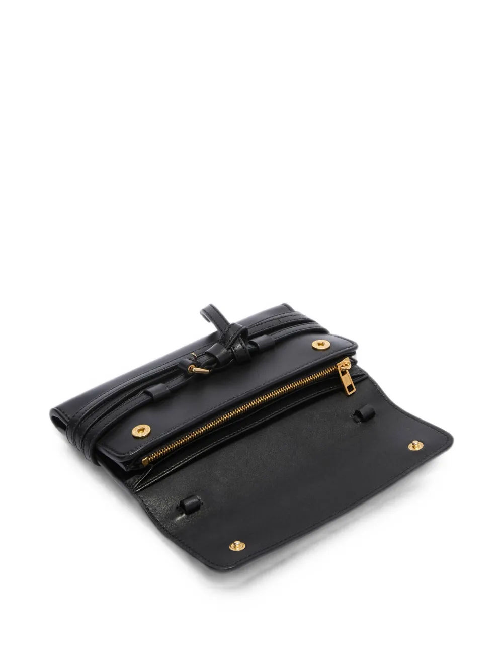 Moschino Mini-schoudertas met gesp-detail Zwart