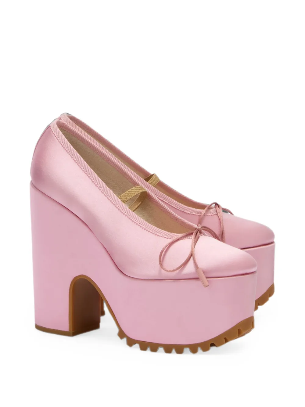 Moschino Pumps met plateauzool Roze