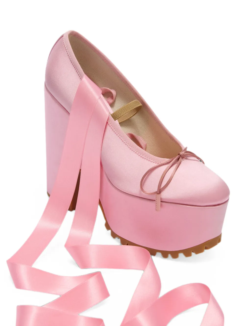 Moschino Pumps met plateauzool Roze