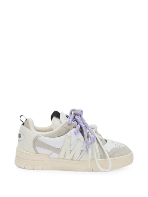 Moschino logo-patch panelled sneakers
