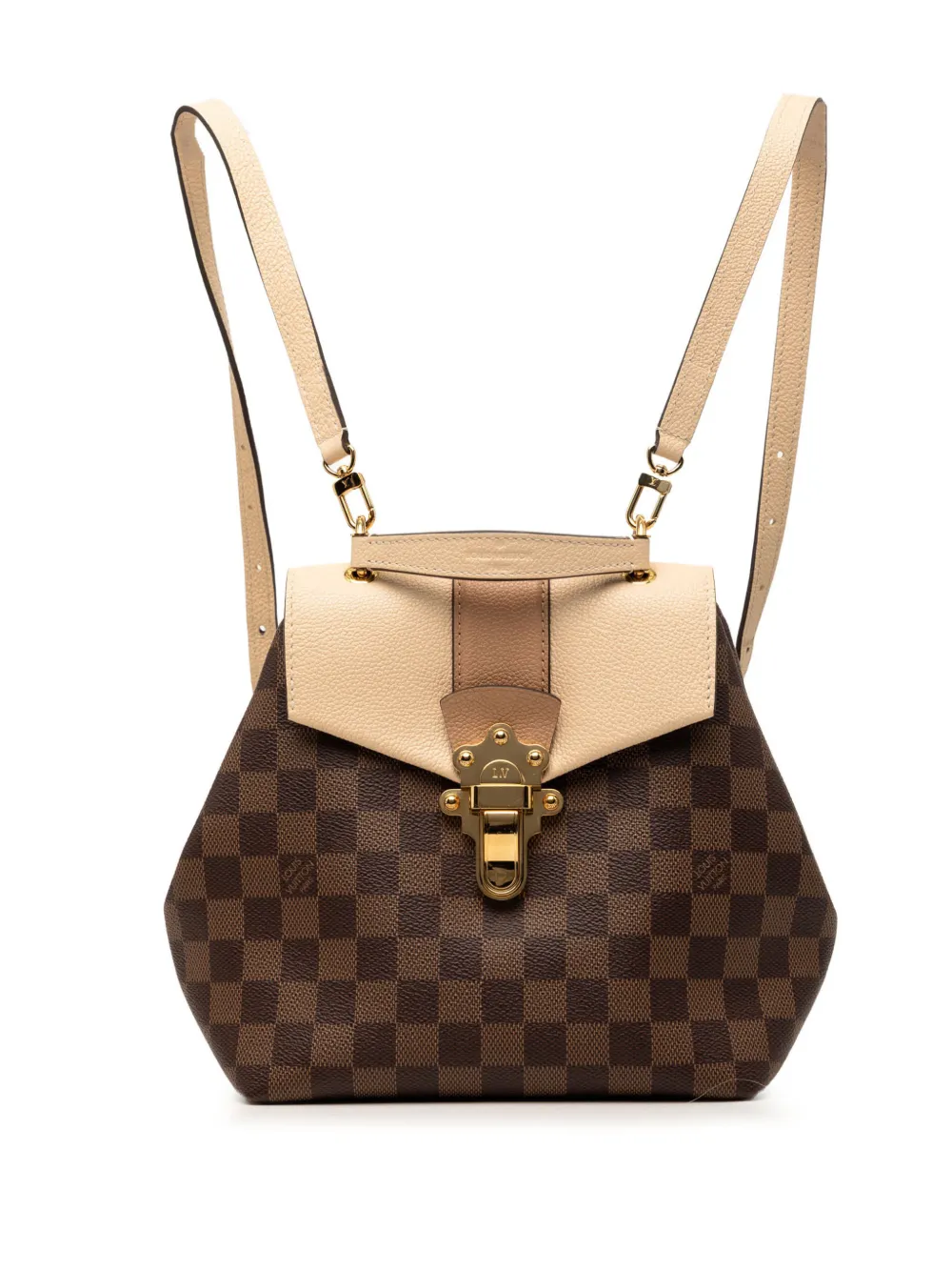 Louis Vuitton Pre-Owned 2020 Damier Ebene Clapton backpack - Marrone