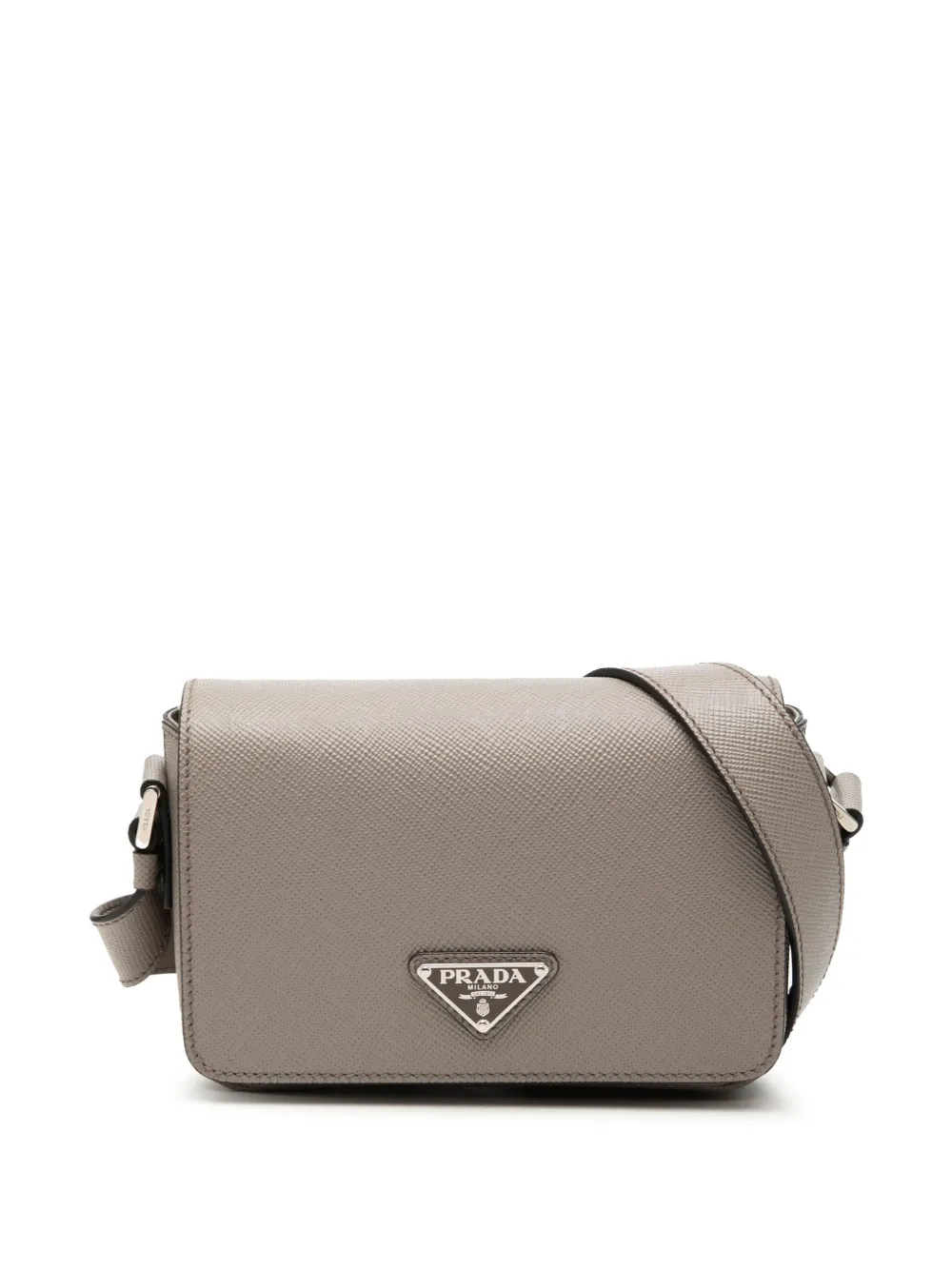 Prada Pre-Owned 2013-2026 Saffiano crossbody bag - Grigio