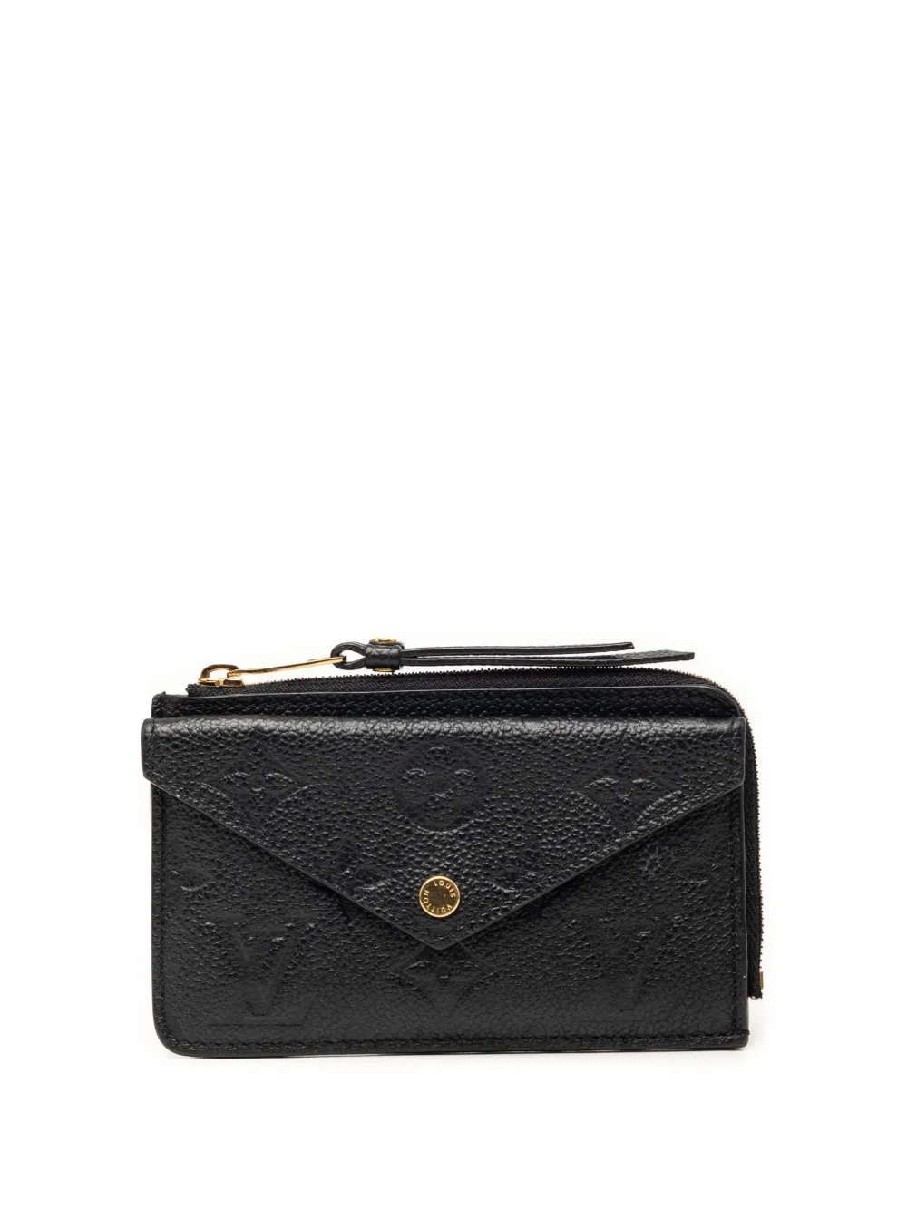 Louis Vuitton Pre-Owned 2021-2026 Monogram Empreinte Recto Verso card holder - Nero