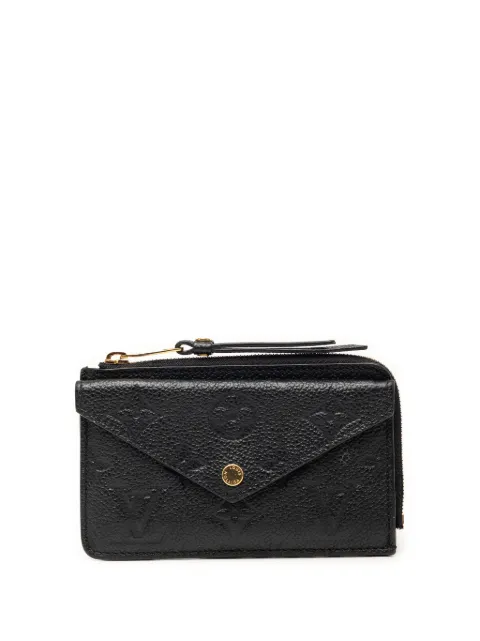 Louis Vuitton Pre-Owned 2021-2026 Monogram Empreinte Recto Verso card holder