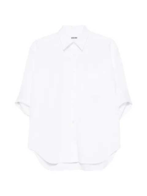 Moschino short-sleeve chest-pocket shirt