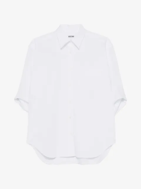 Moschino Camicia a maniche corte con taschino sul petto