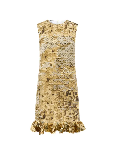 Moschino  printed crepe de chine dress