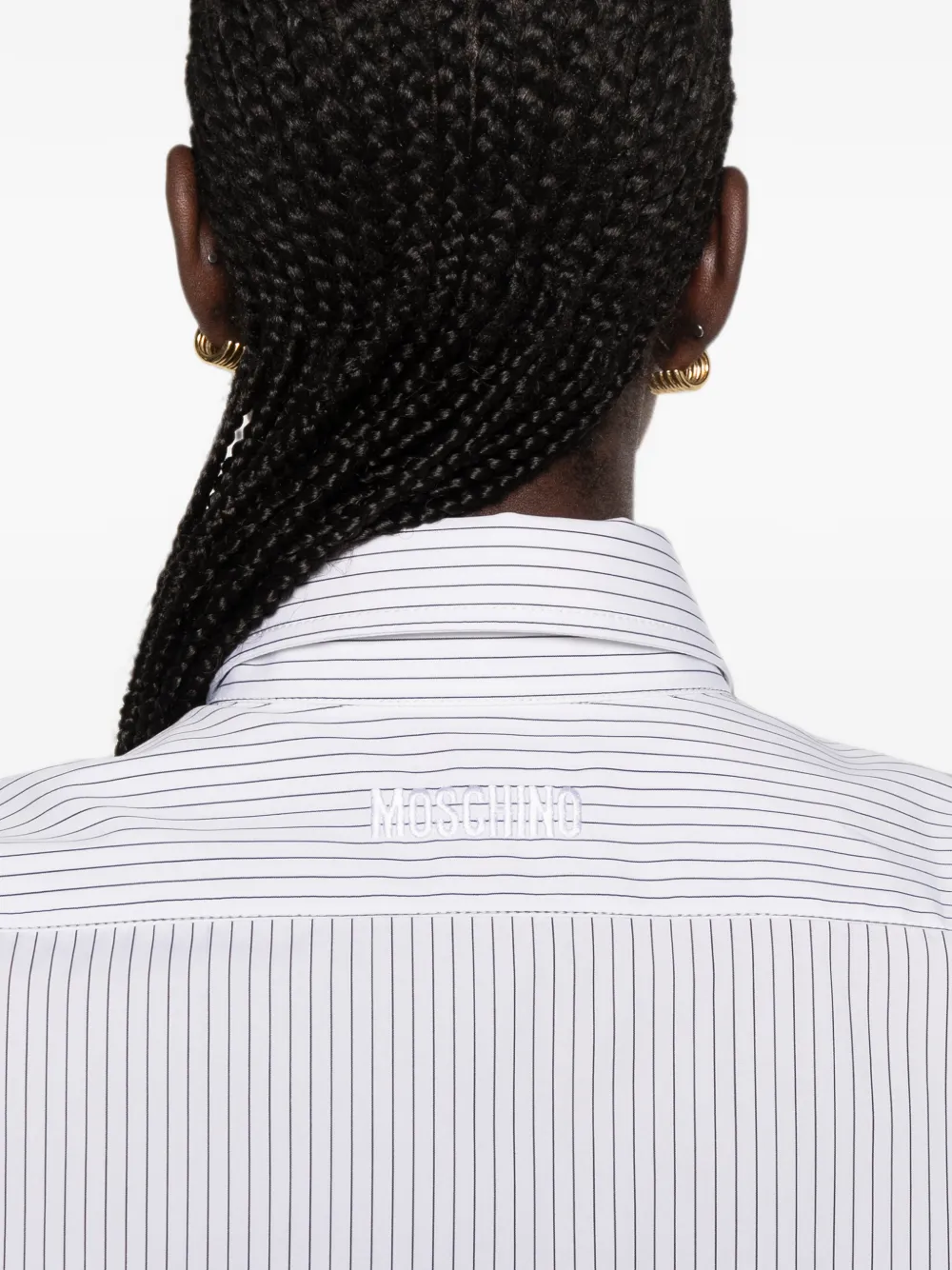 Moschino Overhemd met gestreept patroon Wit