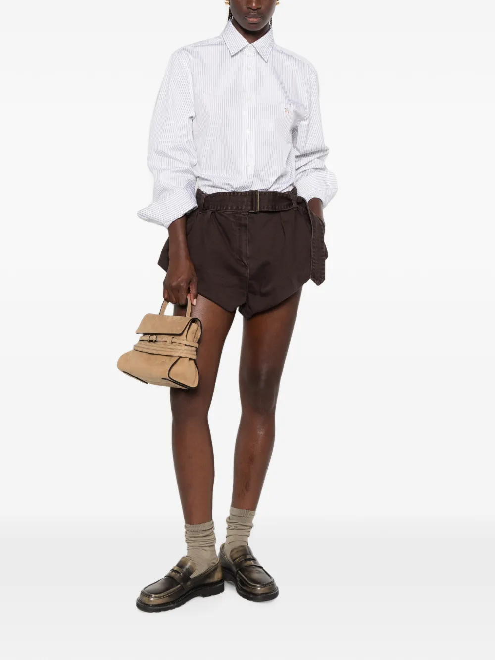 Moschino Overhemd met gestreept patroon Wit