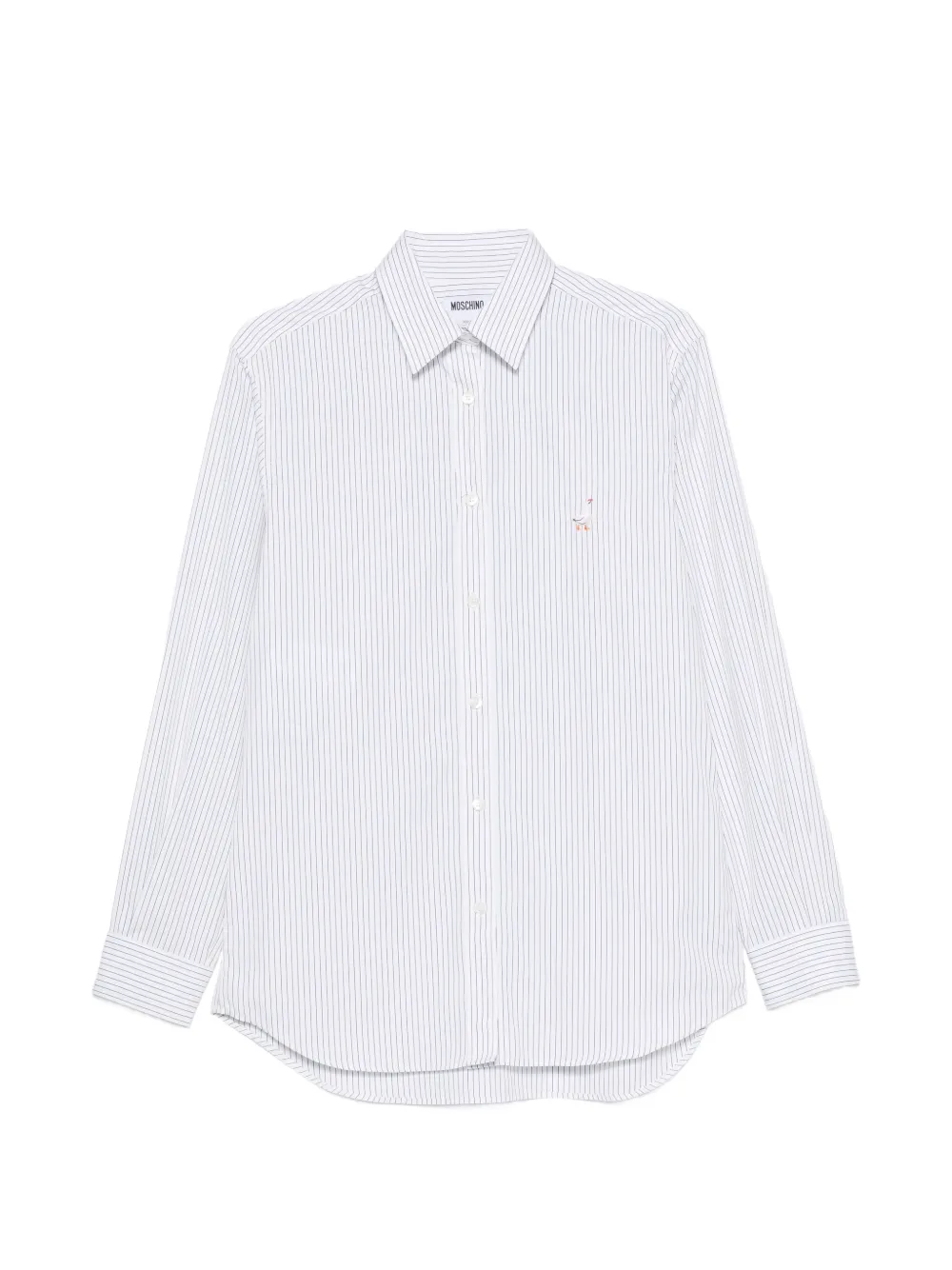 Moschino stripe-patterned shirt - Bianco