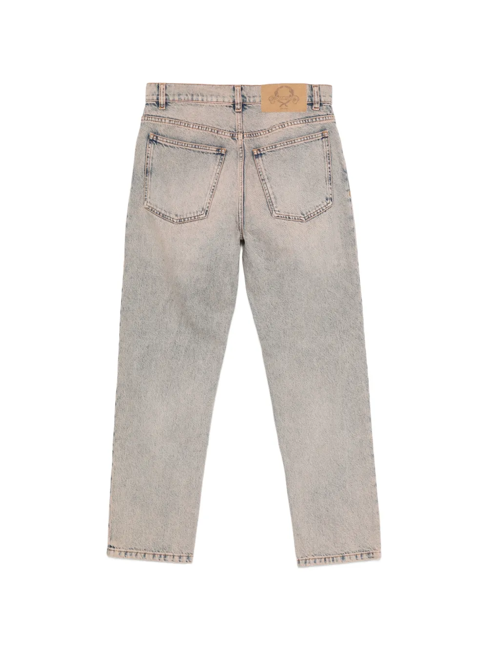 Moschino Jeans met hartpatch Blauw