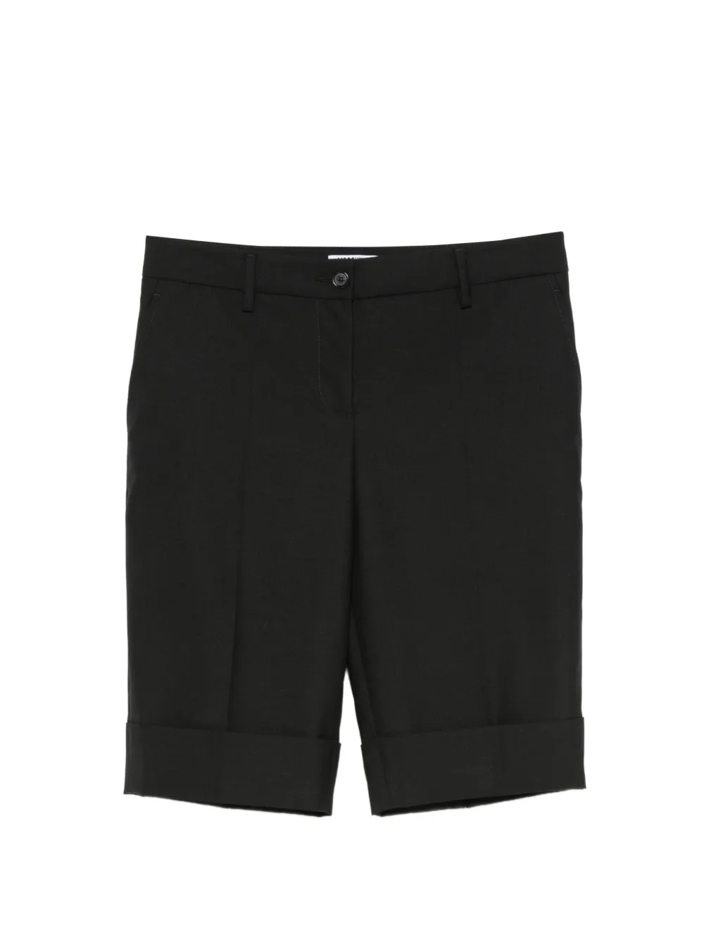 Moschino buttoned turn-up shorts - Schwarz