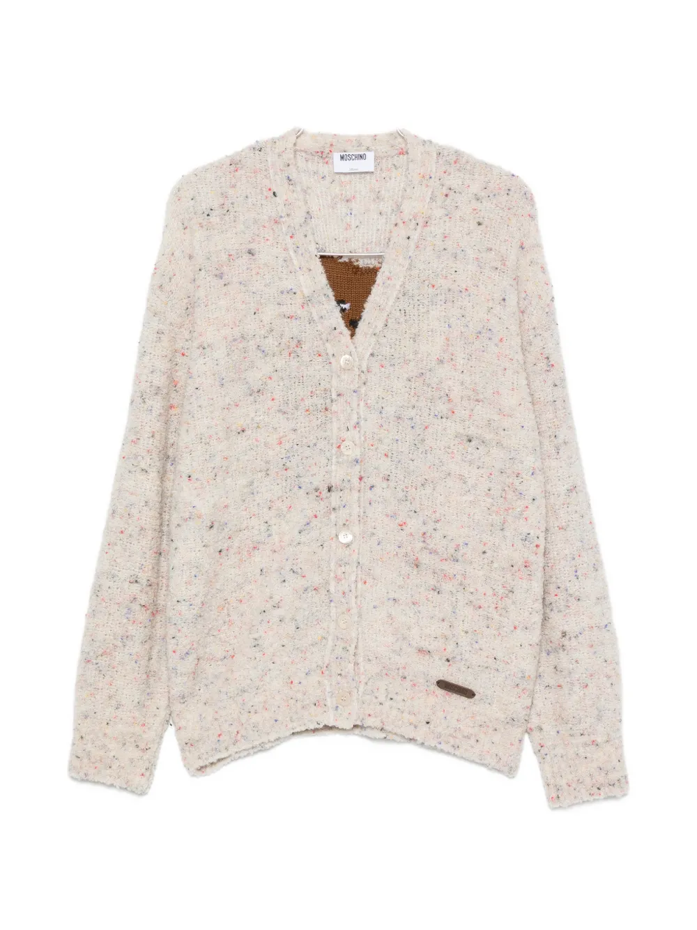 Moschino Teddy Bear buttoned cardigan - Toni neutri