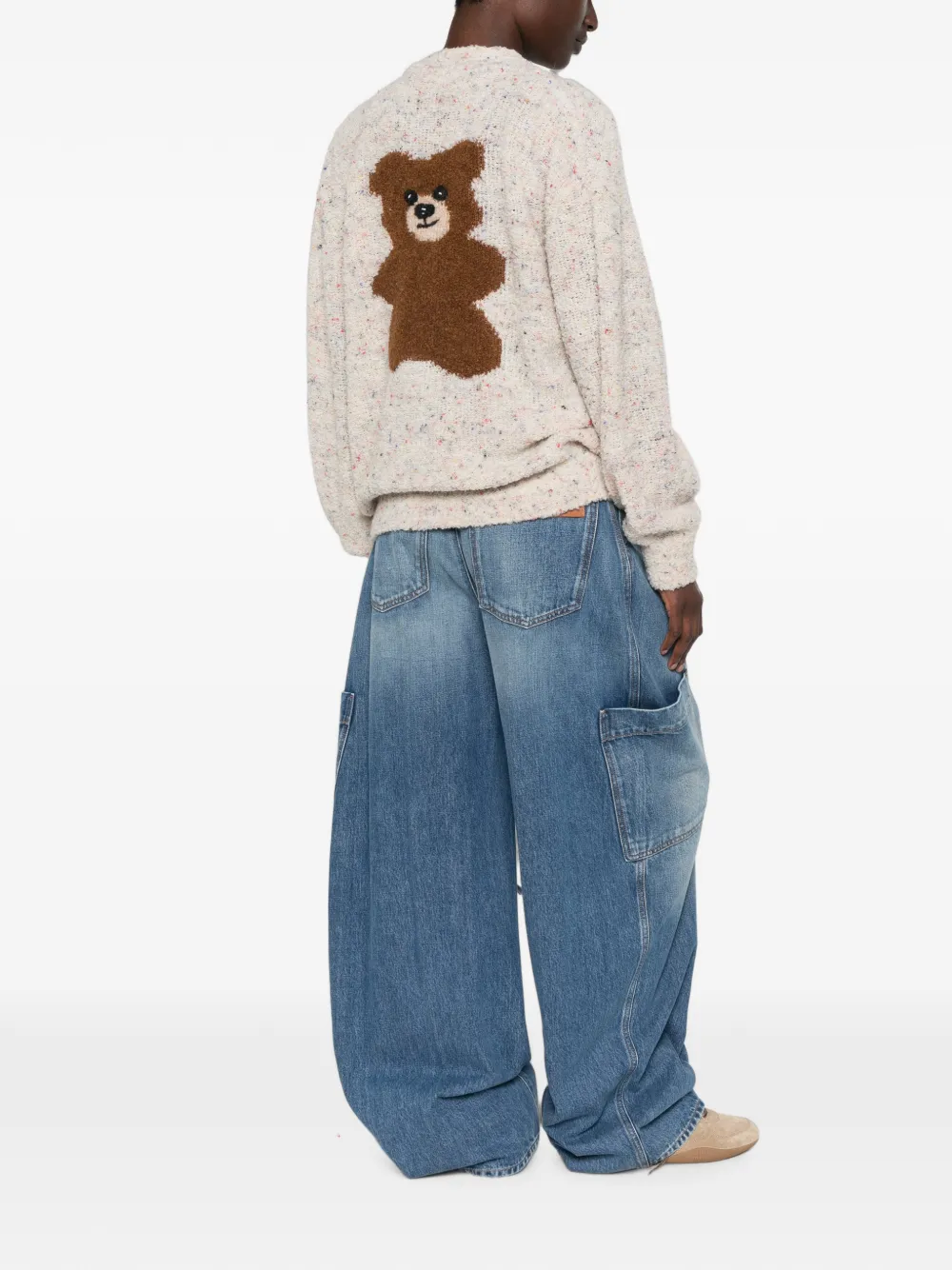 Moschino Vest met teddybeerprint Beige