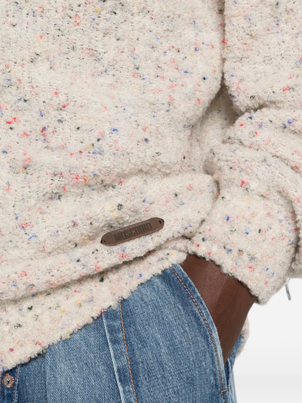 Moschino Vest met teddybeerprint Beige