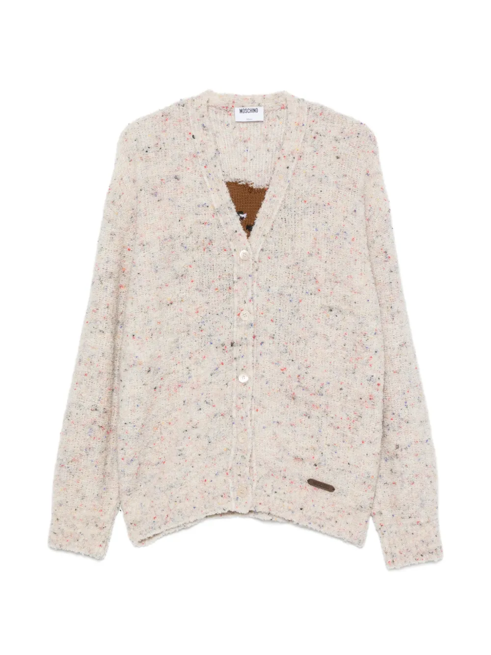 Moschino Teddy Bear buttoned cardigan - Toni neutri