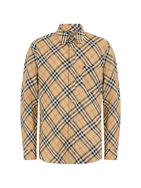 Burberry Check slim-fit shirt