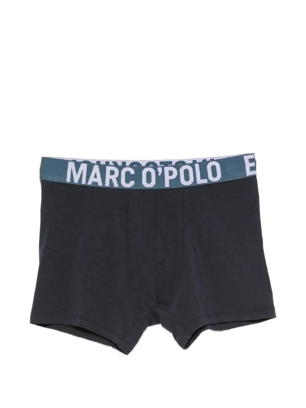 Marc O'Polo Drie boxershorts met logoband Zwart