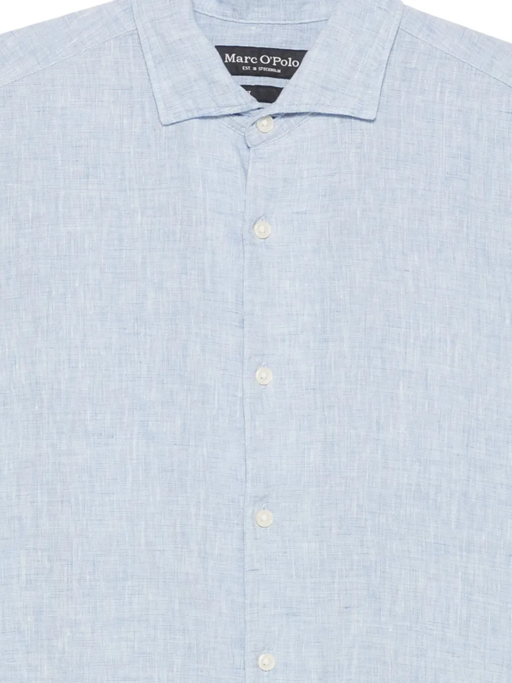 Marc O'Polo Button-up overhemd met lange mouwen Blauw