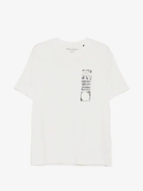 Marc O'Polo graphic-print round-neck T-shirt