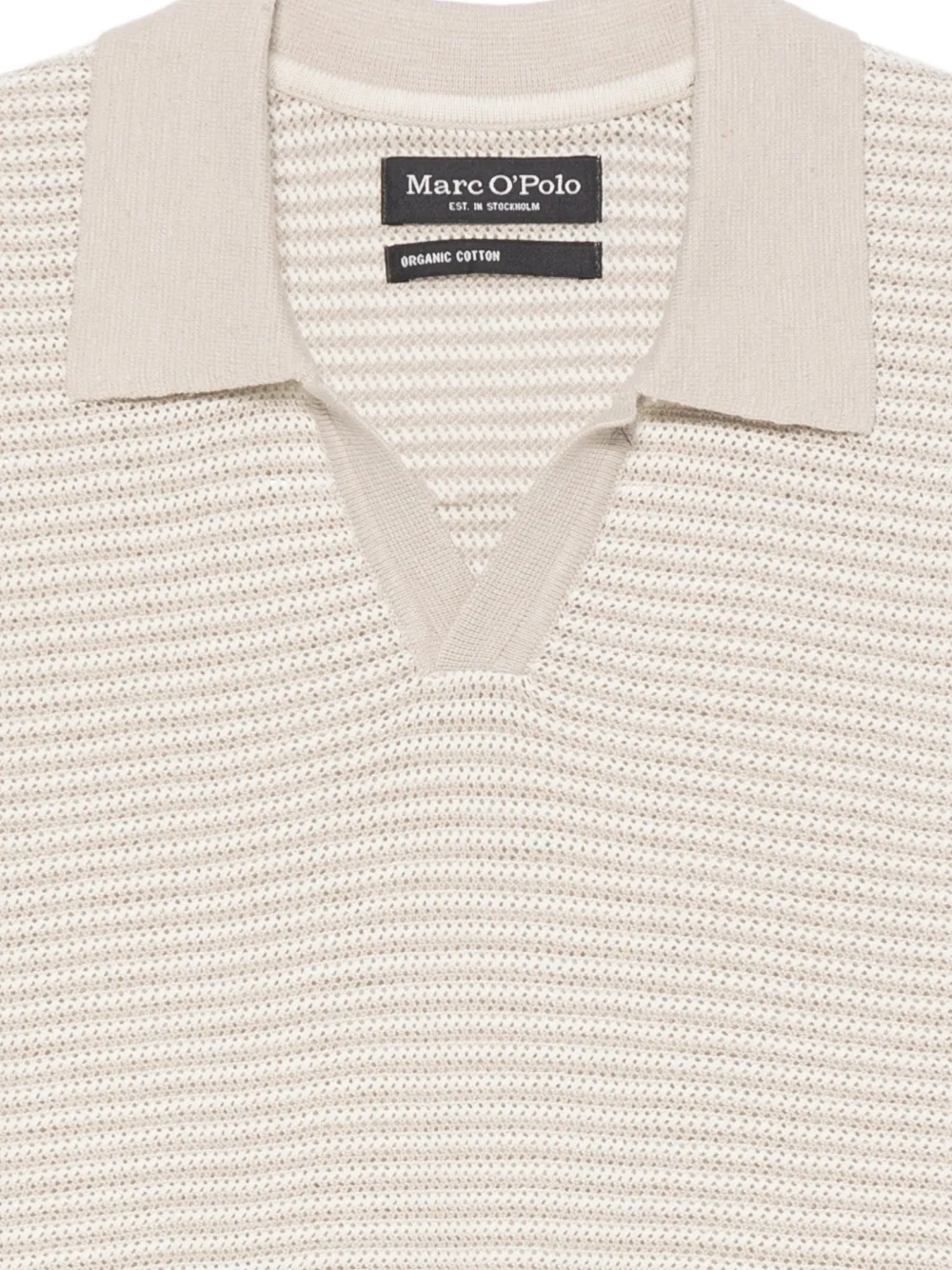 Marc O'Polo T-shirt met polokraag Grijs