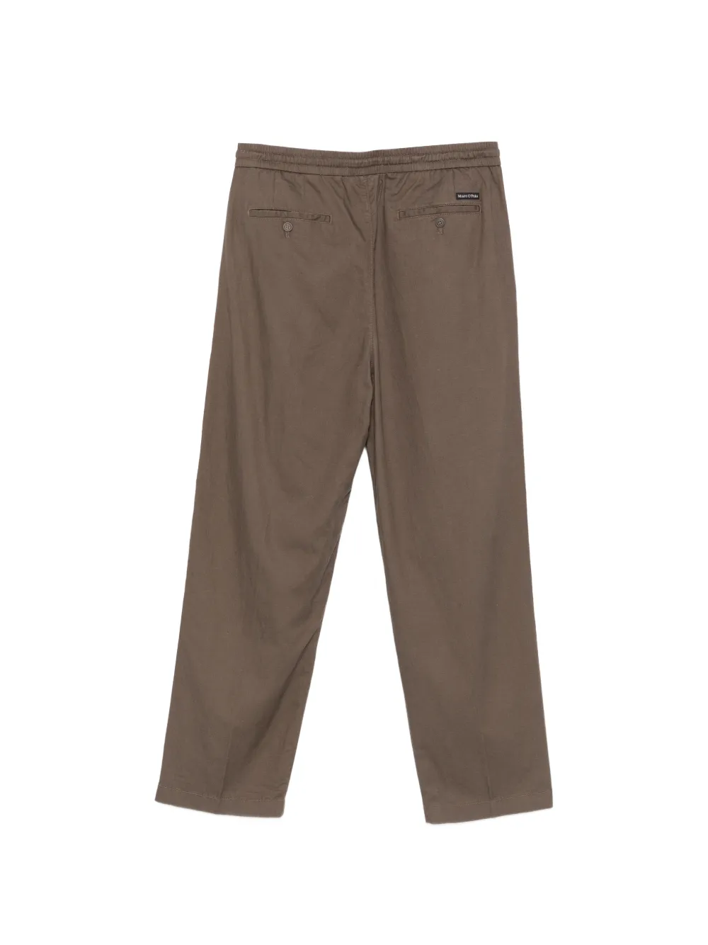 Marc O'Polo Broek met trekkoordtaille Bruin