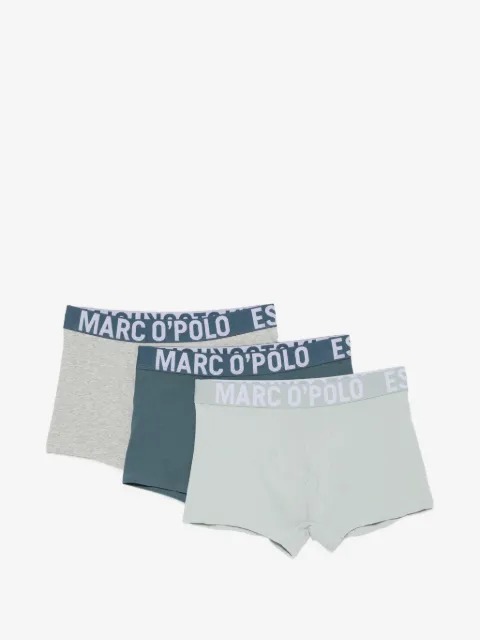 Marc O'Polo 로고 밴드 복서 브리프 3팩 세트