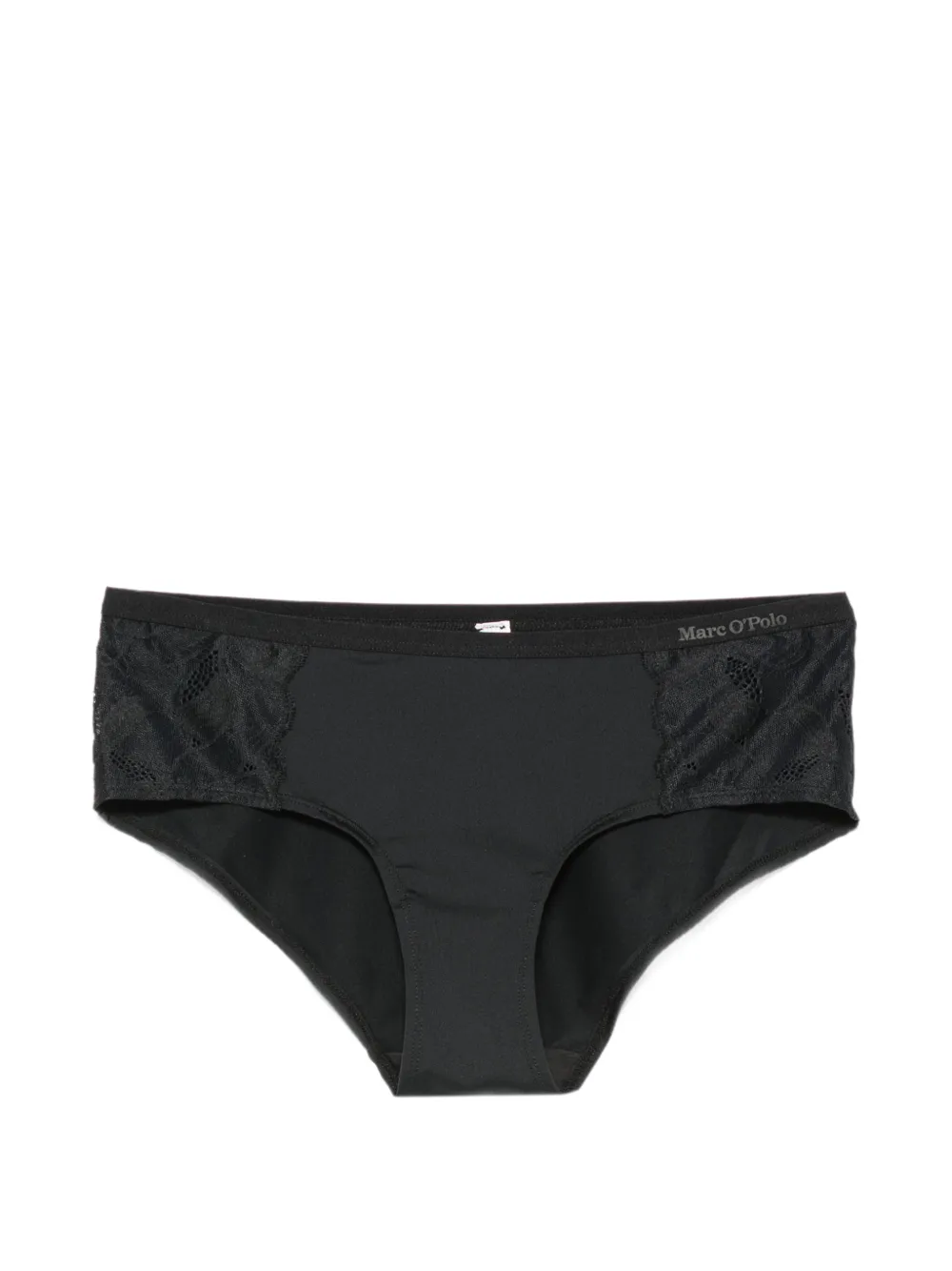 Marc O'Polo lace-panel briefs - Nero